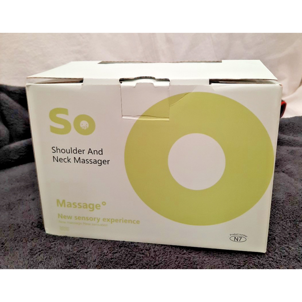 " SO " Massage New Sensory Experience Neck Massager New In Open Box SEE VIDEO - Picture 4 of 12